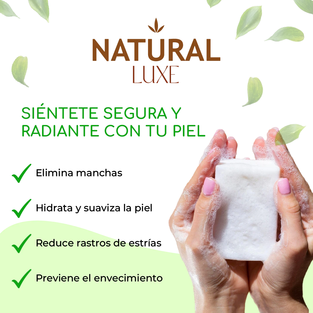 NATURAL LUXE: JABÓN VEGETAL DE ARROZ