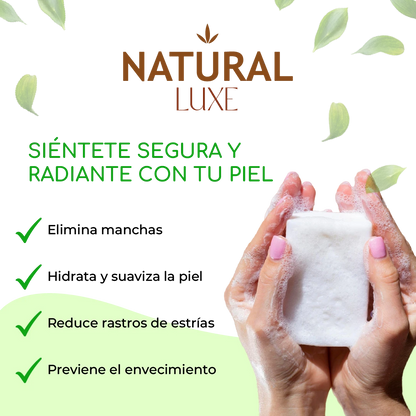 NATURAL LUXE: JABÓN VEGETAL DE ARROZ